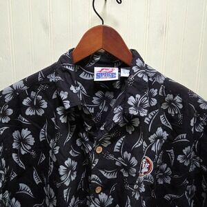 Florida State Seminoles Shirt Mens Medium Black NCAA Football Spike Sports Aloha